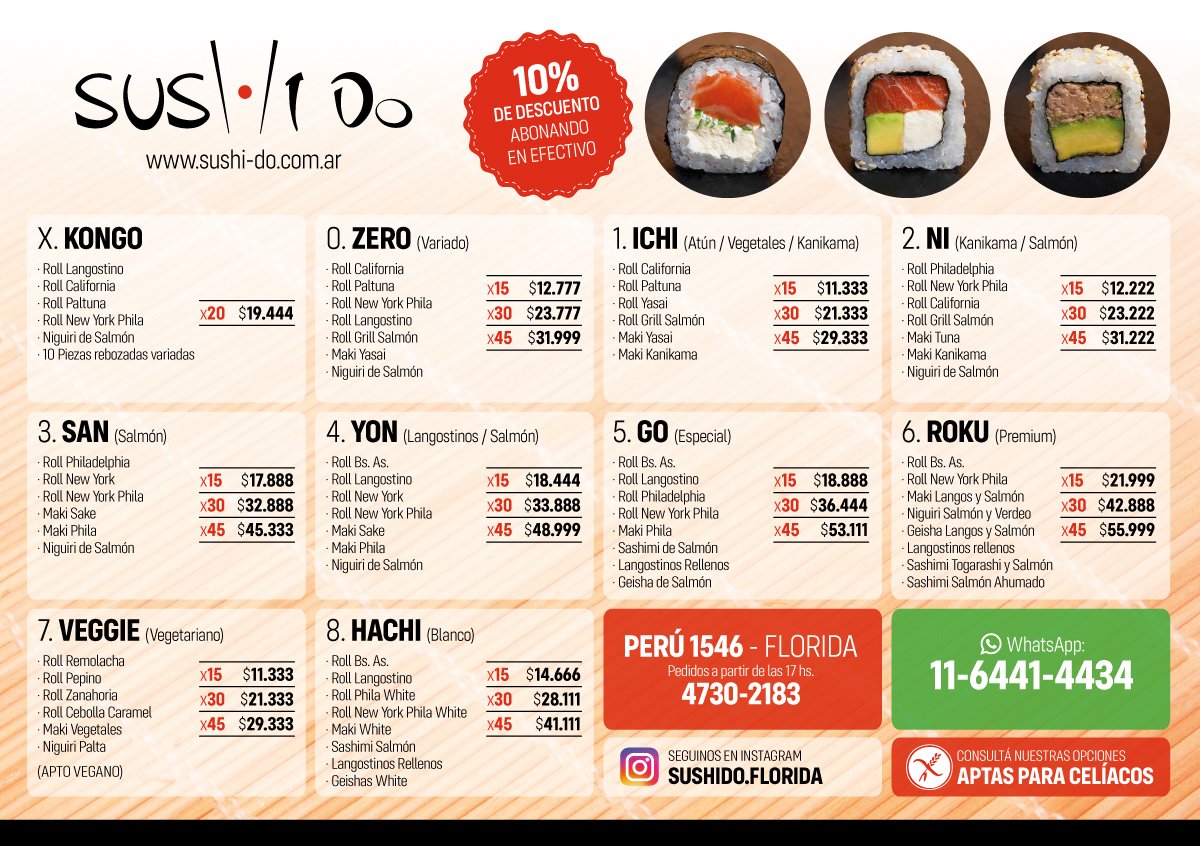 Precios de Sushi-Do Florida - Combos