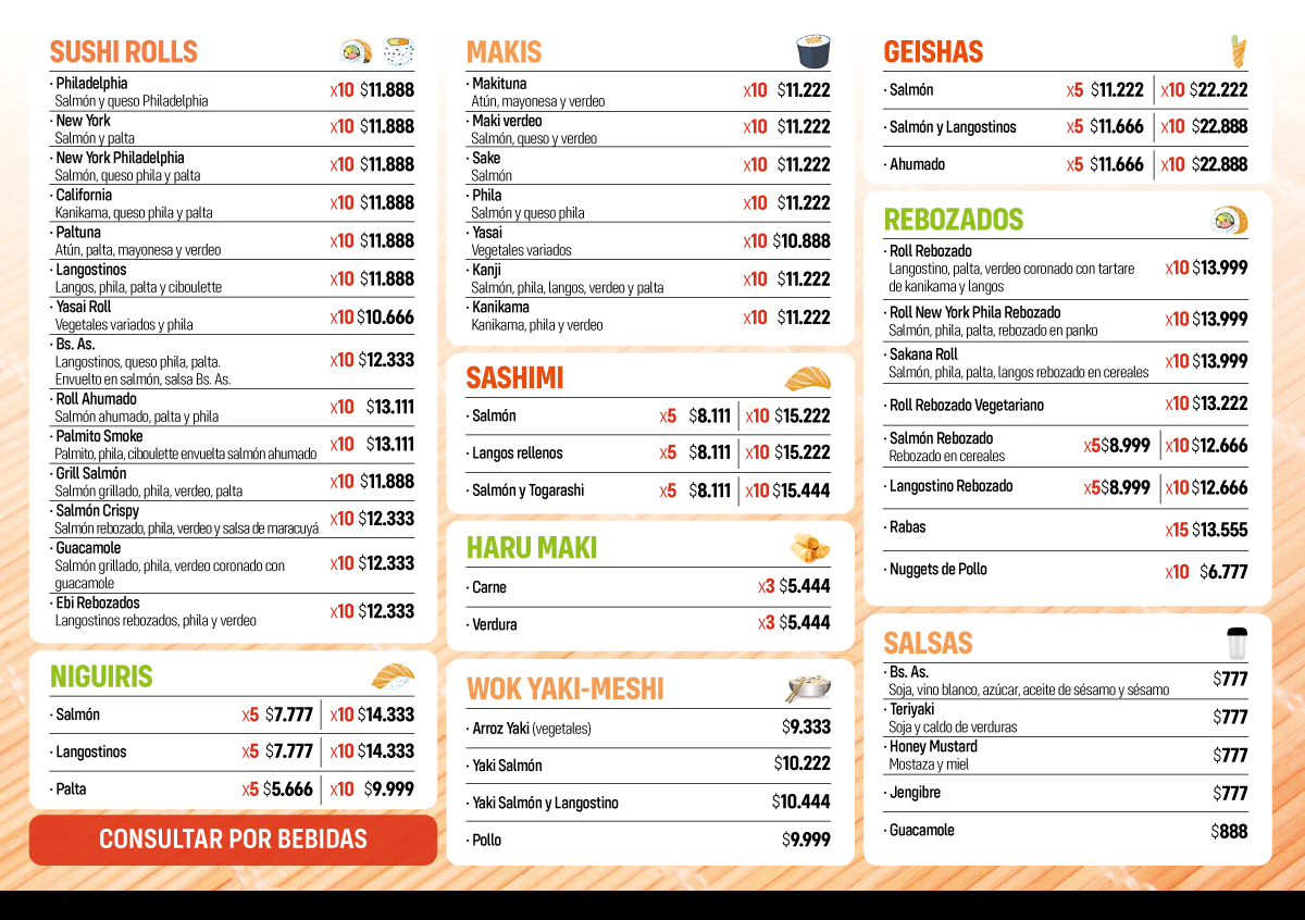 Precios de Sushi-Do Florida